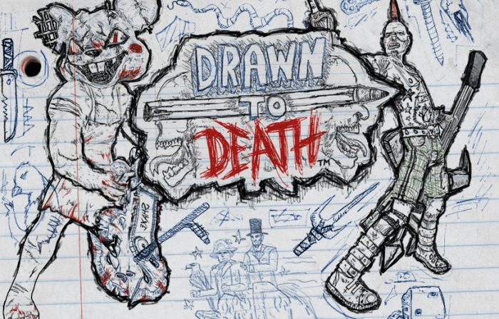 Drawn to Death, shooter que te coloca dentro de um caderno de escola, será lançado gratuitamente na PS Plus