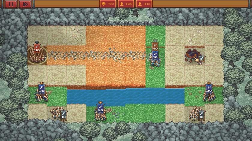 o-campo-de-batalha-do-jogo-crush-your-enemies