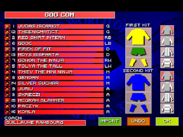 RetroArkade GOG - O completo mundo do futebol de Sensible World of Soccer 96-97