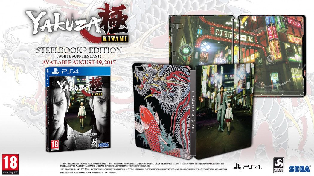 Sega anuncia Yakuza Kiwami, remake "extreme HD" do primeiro Yakuza para PS4
