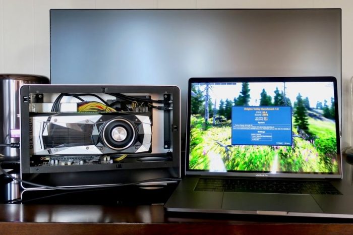 Uma GeForce 1080 Ti externa pode quadruplicar as capacidades gráficas de um MacBook Pro