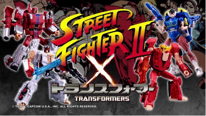 Lutadores de Street Fighter viram Transformers em nova série de action figures