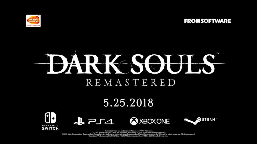 Prepare-se para morrer, de novo! Bandai Namco anuncia Dark Souls Remastered para PC, PS4, Xone e Switch!