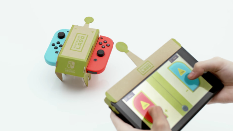 Nintendo anuncia um novo conjunto de periféricos para o Switch... feito de papelão!