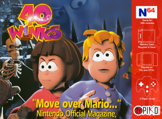 40 Winks, game cancelado em 1998 para o Nintendo 64, será lançado via Kickstarter