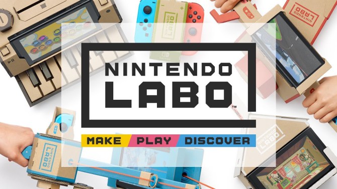Nintendo revela mais detalhes sobre o Labo em três novos vídeos