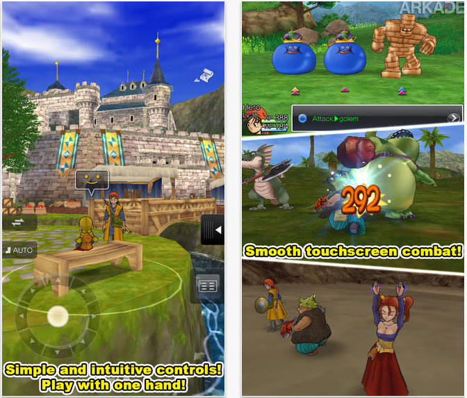 Captura de Tela 2014 05 29 às 12.27.48 Dragon Quest VIII chegou ao Android e ao iOS. Bem caro, mas chegou