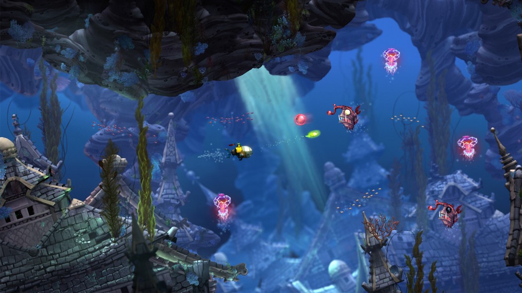 Captura de tela da plataforma 2D do cenário do jogo Mathmare