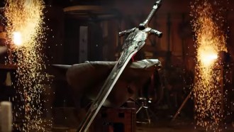 Réplica da Grande Espada de Artorias, criada pelos ferreiros do Man At Arms