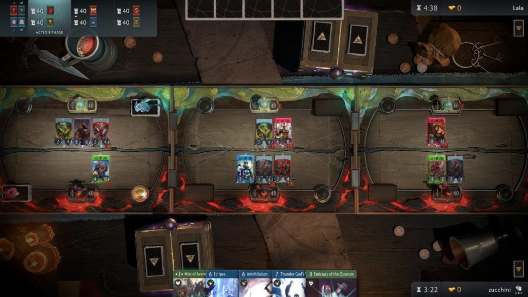 Assista agora a 7 minutos de gameplay de Artifact, o novo Card Game da Valve
