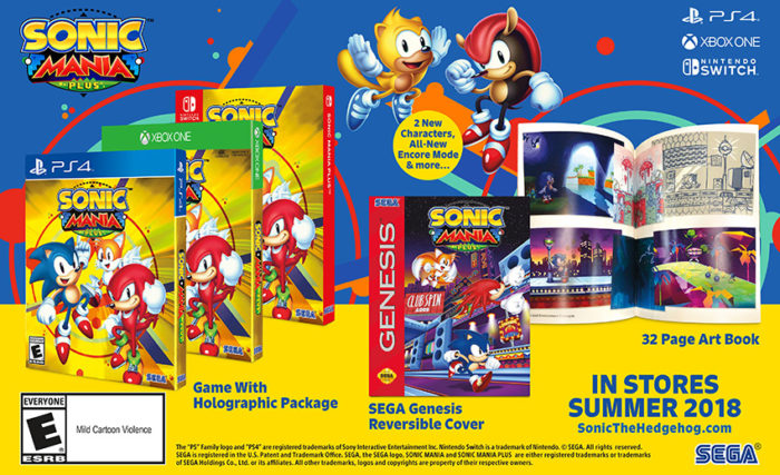 Sega anuncia Sonic Mania Plus, um novo desenho animado e um game de corrida!