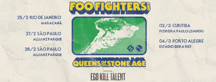Foo Fighters e Queens of the Stone Age trazem energia e rock n' roll ao Brasil