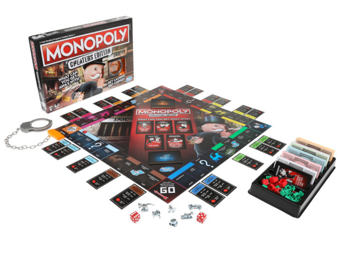 Hasbro lançou uma edição para trapaceiros de seu Monopoly