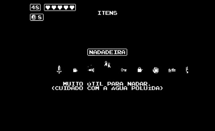 Itens do jogo Minit