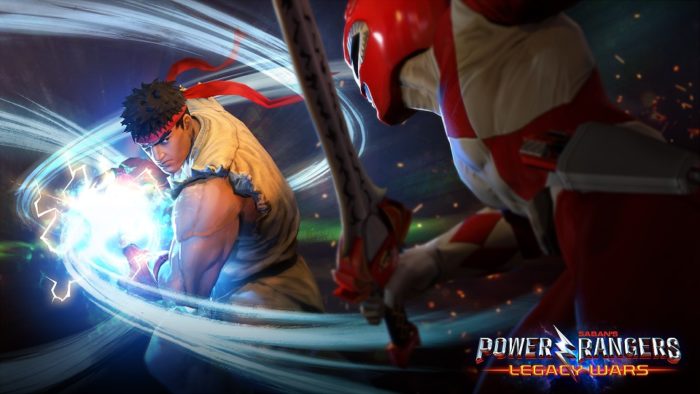 Sabia que está rolando um crossover de Street Fighter com Power Rangers?