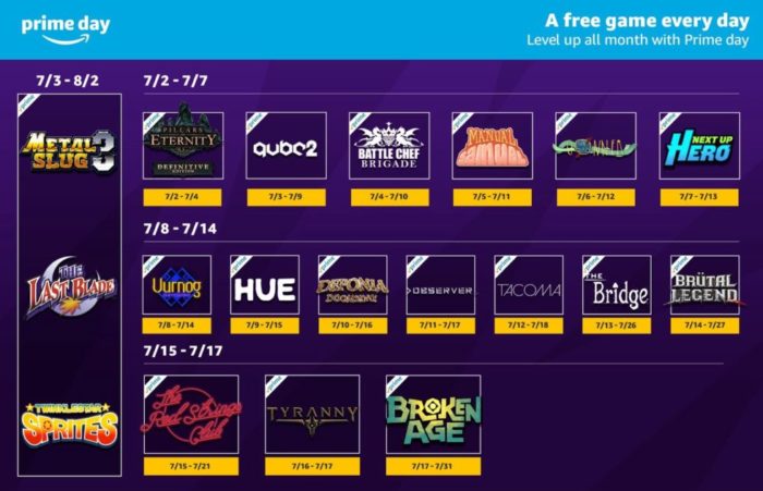 Twitch Prime oferece 19 jogos gratuitos para os seus assinantes durante o mês de julho