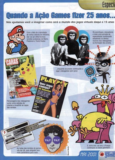 Ação Games 2001 - Previsões