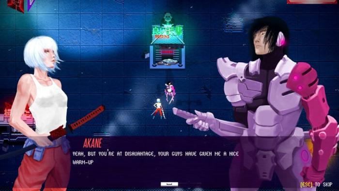Akane conversando com Katsuro