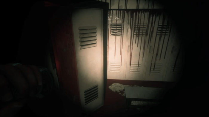Sala cheia de sangue em Home Sweet Home