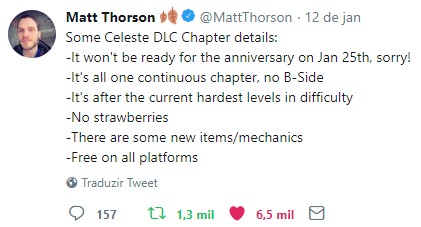 Mais detalhes sobre o conteúdo adicional de Celeste são revelados