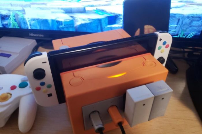 Este dock baseado em um GameCube permite jogar com seus controles em um Switch
