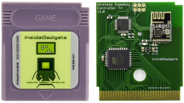 Este cartucho transforma seu antigo Game Boy em um controle sem fio