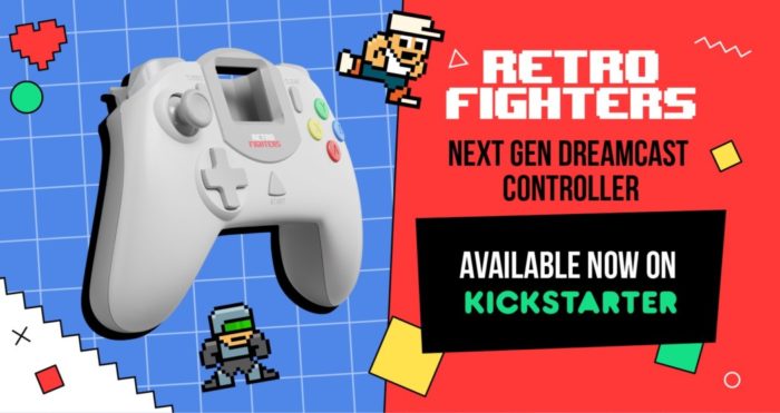 Novo controle de Dreamcast inicia campanha no Kickstarter