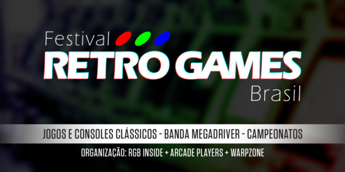 Festival Retro Games Brasil celebrará os videogames clássicos em maio