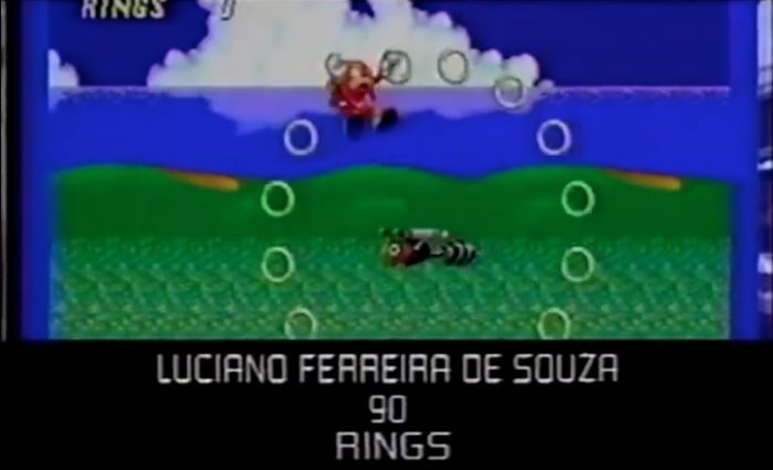 O mundial de Sonic & Knuckles em Alcatraz, registrado pela Videogame em 1994