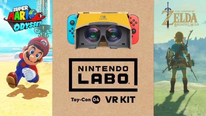 Zelda: Breath of the Wild e Super Mario Odyssey ganham suporte ao Nintendo Labo VR