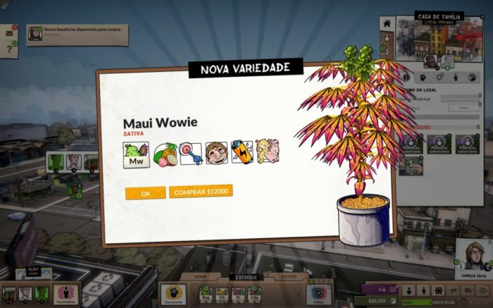 Experimentamos Weedcraft Inc., o jogo que nos permite plantar e vender maconha