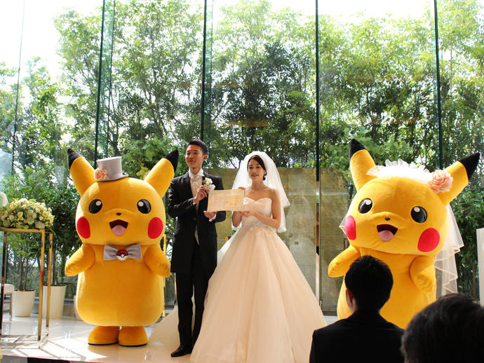 No Japão, será possível casar com tema licenciado de Pokémon