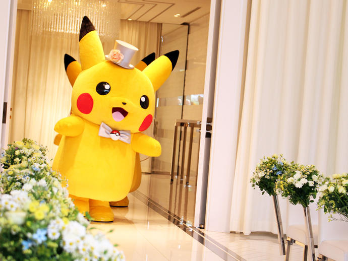 No Japão, será possível casar com tema licenciado de Pokémon