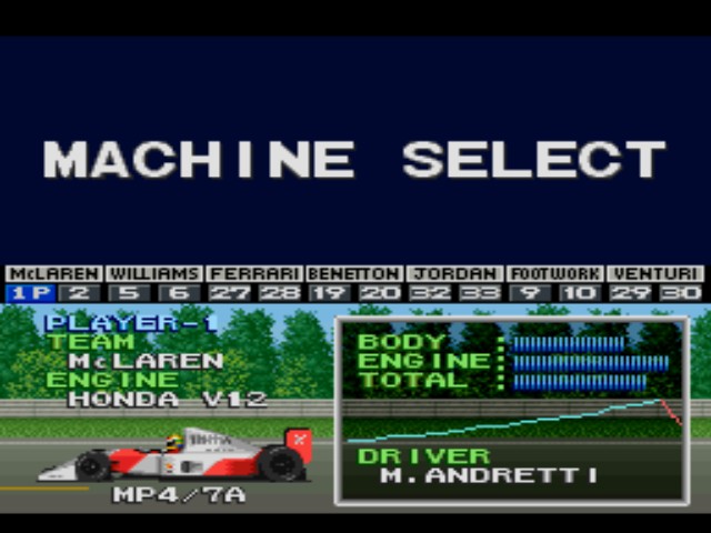 Arkade Speed - F1 Pole Position, o completo e surpreendente game de corrida para Super NES