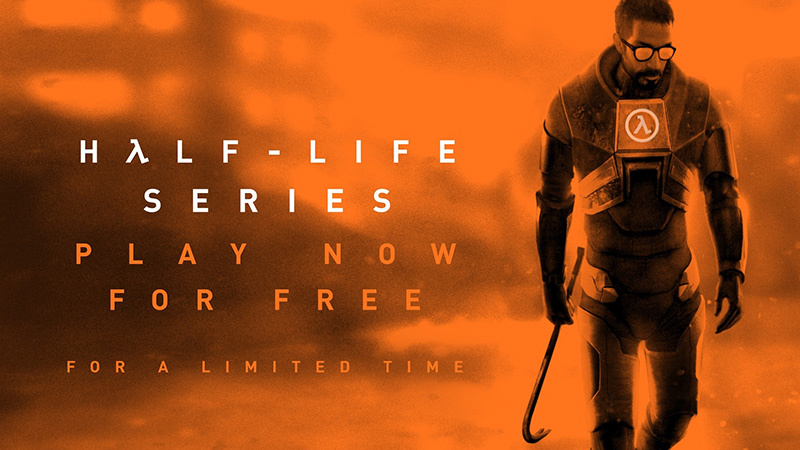 Toda a franquia de Half-life de graça na Steam!