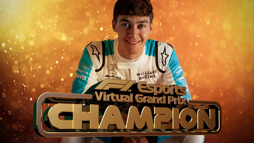 George Russel é o campeão da temporada da Fórmula 1 2020 Virtual