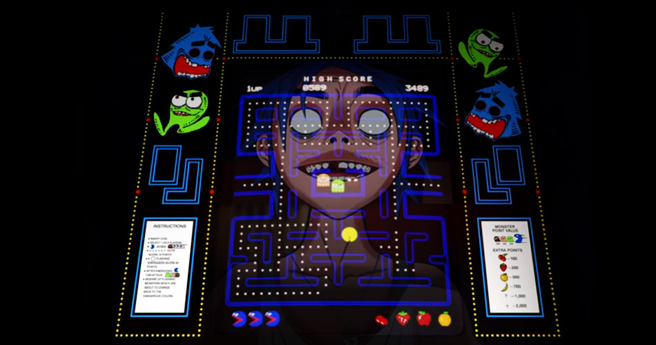 Gorillaz celebra 40 anos de Pac-Man com música em homenagem ao game