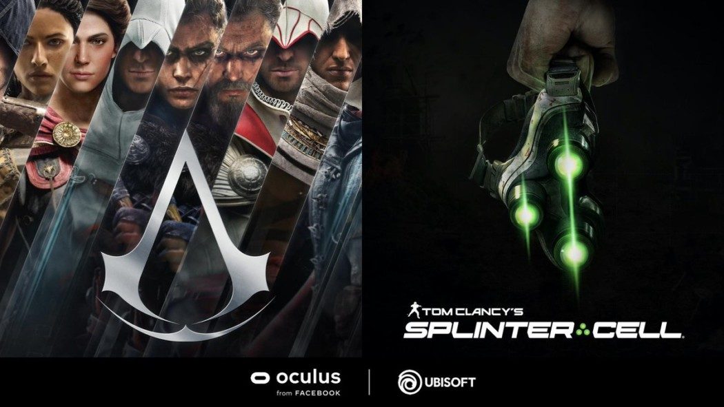 Ubisoft anuncia Assassin's Creed e Splinter Cell em VR para o Oculus Quest 2
