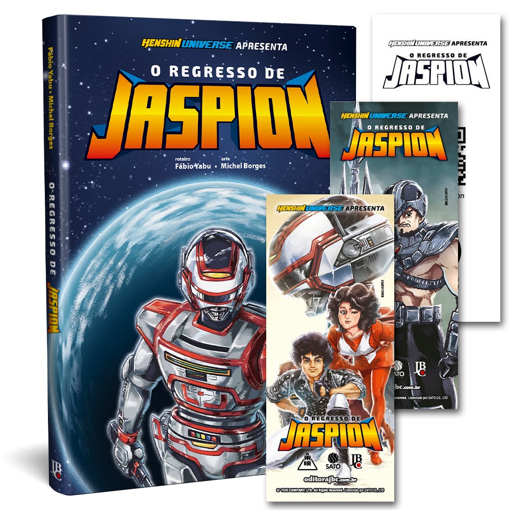 O mangá do Jaspion entrou em pré-venda e chega no fim de outubro