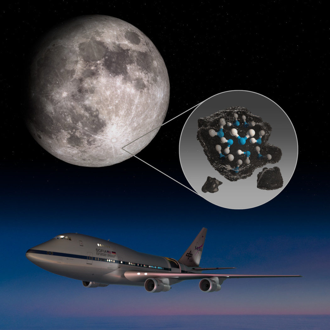 NASA anuncia descoberta de água na superfície lunar