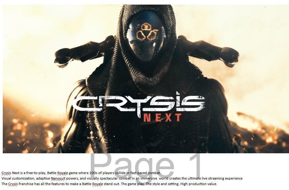 Crysis Next: vazamento sugere que teremos um Battle Royale de Crysis