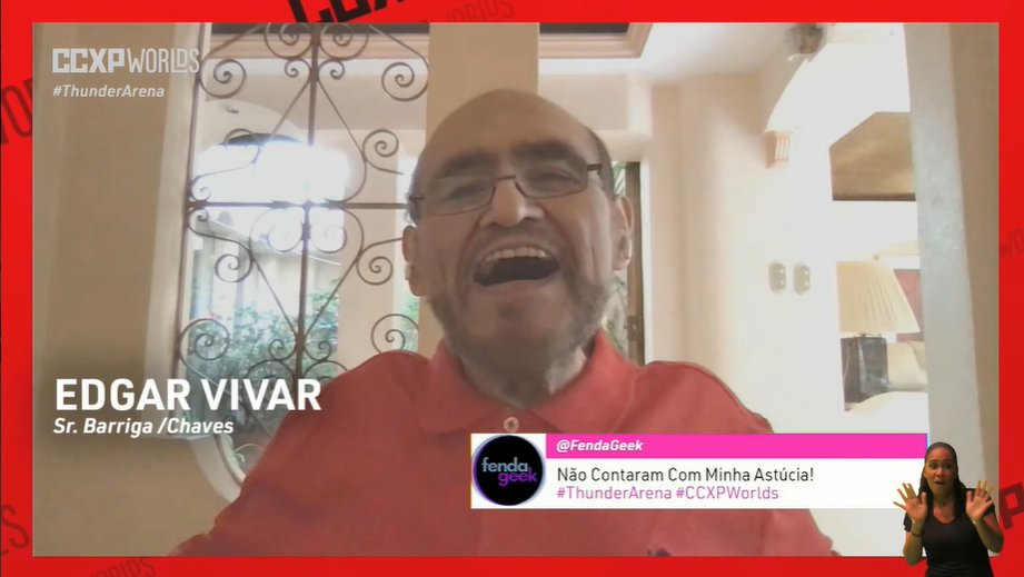 CCXP 2020 - Edgar Vivar fala de Chaves e do Sr. Barriga