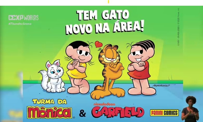 CCXP 2020 - Turma da Mônica anuncia crossover com Garfield e muito mais