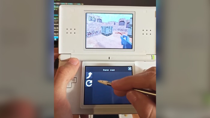 CS no DS: Fã leva Counter-Strike para o bom e velho Nintendo DS