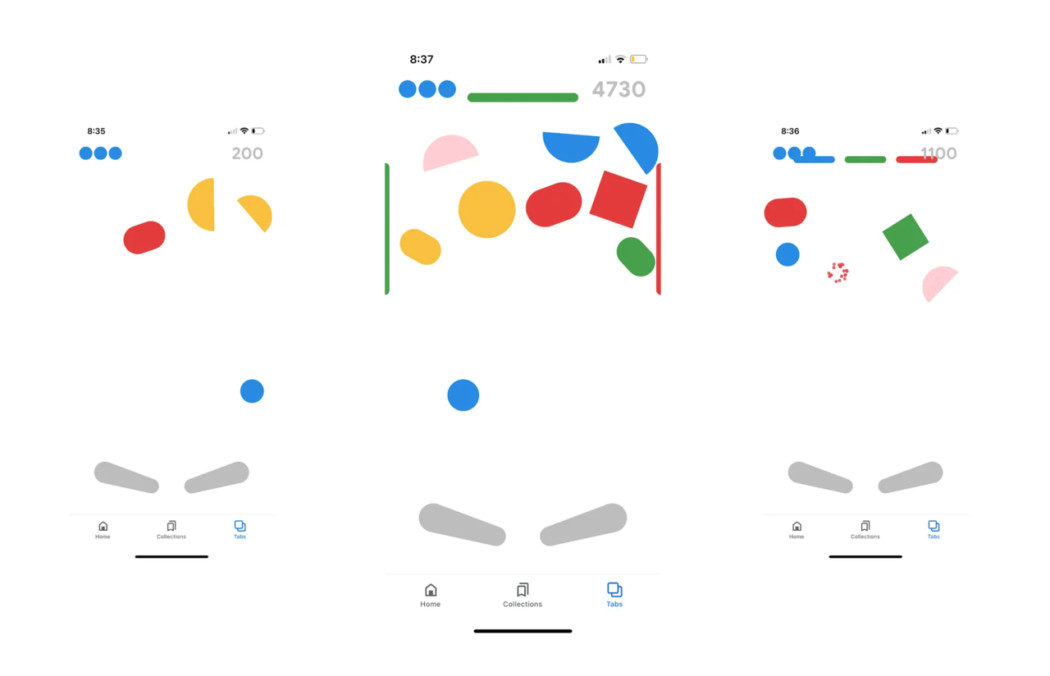 Aplicativo do Google para iOS tem um jogo de pinball escondido