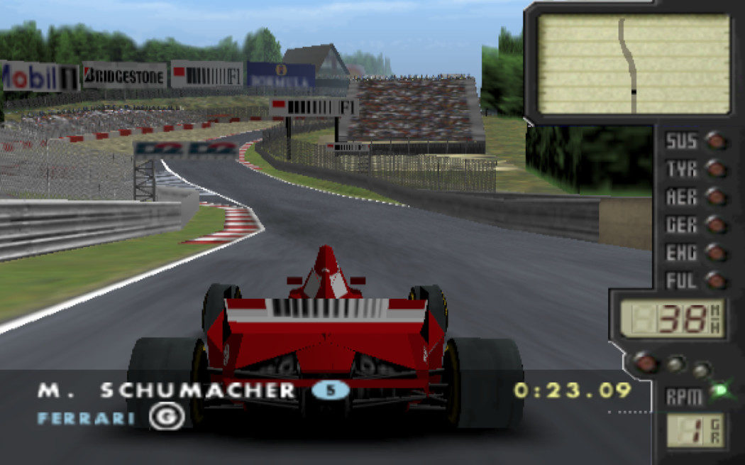 Conhecendo o GP da Bélgica no F1 World Grand Prix do Nintendo 64
