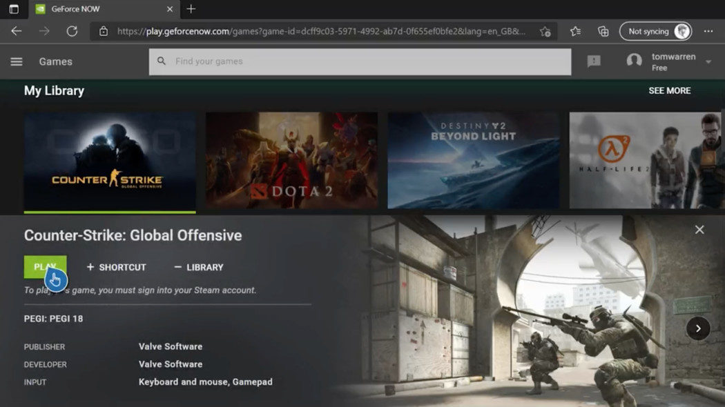 GeForce Now ganha suporte ao Edge, que garante jogatina de PC no Xbox
