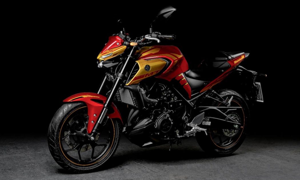 Yamaha lança edição especial da MT-03 inspirada no Homem de Ferro