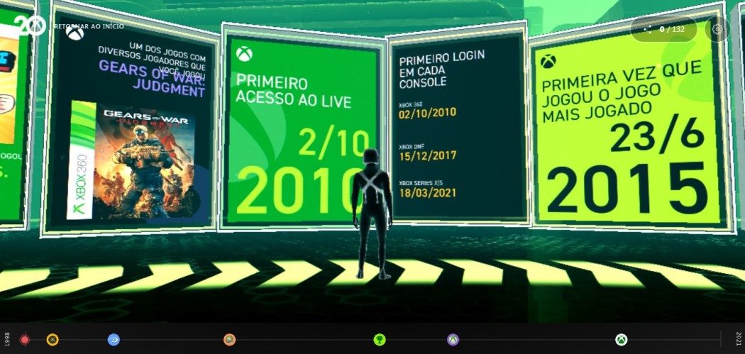 Relembre sua história com o Xbox no museu virtual que celebra os 20 anos da marca