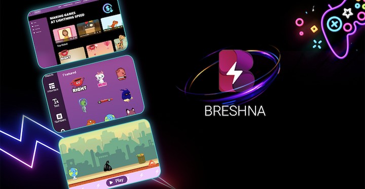 O Breshna quer ser o Canva dos games, oferecendo um jeito simples de se fazer jogos
